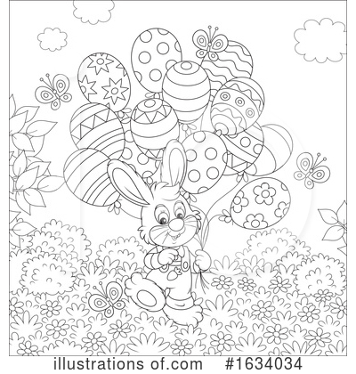 Royalty-Free (RF) Rabbit Clipart Illustration by Alex Bannykh - Stock Sample #1634034
