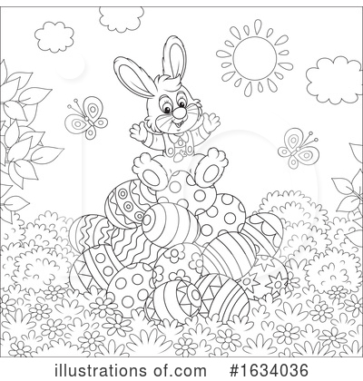 Royalty-Free (RF) Rabbit Clipart Illustration by Alex Bannykh - Stock Sample #1634036