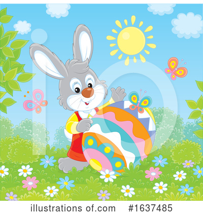 Royalty-Free (RF) Rabbit Clipart Illustration by Alex Bannykh - Stock Sample #1637485