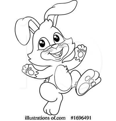 Royalty-Free (RF) Rabbit Clipart Illustration by AtStockIllustration - Stock Sample #1696491