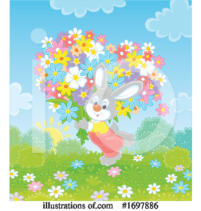 Royalty-Free (RF) Rabbit Clipart Illustration by Alex Bannykh - Stock Sample #1697886