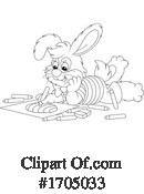 Rabbit Clipart #1705033 by Alex Bannykh