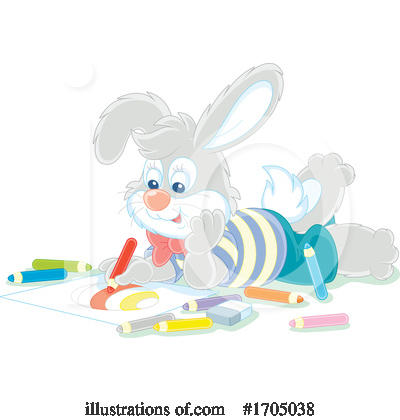 Royalty-Free (RF) Rabbit Clipart Illustration by Alex Bannykh - Stock Sample #1705038