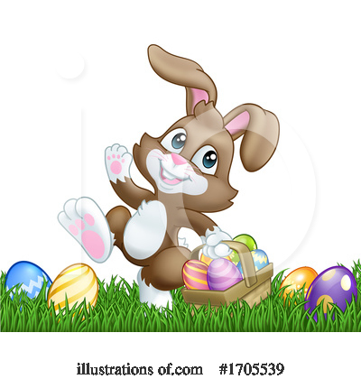 Easter Basket Clipart #1705539 by AtStockIllustration