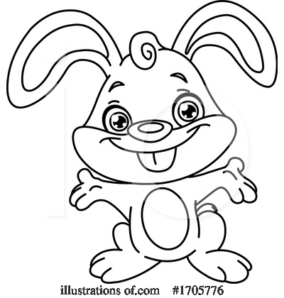 Royalty-Free (RF) Rabbit Clipart Illustration by yayayoyo - Stock Sample #1705776