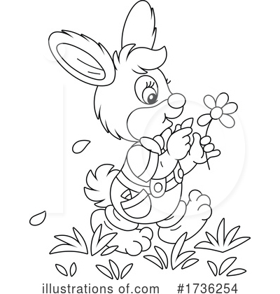 Royalty-Free (RF) Rabbit Clipart Illustration by Alex Bannykh - Stock Sample #1736254