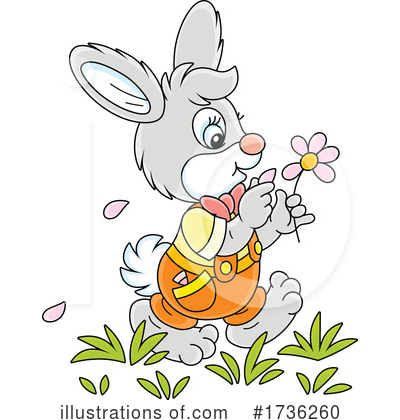 Royalty-Free (RF) Rabbit Clipart Illustration by Alex Bannykh - Stock Sample #1736260