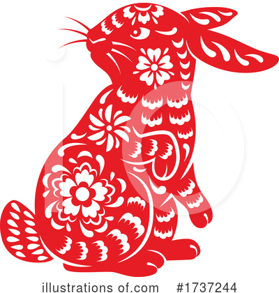 Rabbit Clipart #1737244 by Vector Tradition SM