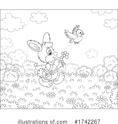 Royalty-Free (RF) Rabbit Clipart Illustration by Alex Bannykh - Stock Sample #1742267
