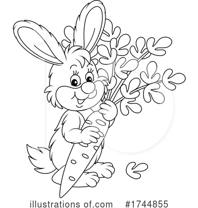 Royalty-Free (RF) Rabbit Clipart Illustration by Alex Bannykh - Stock Sample #1744855