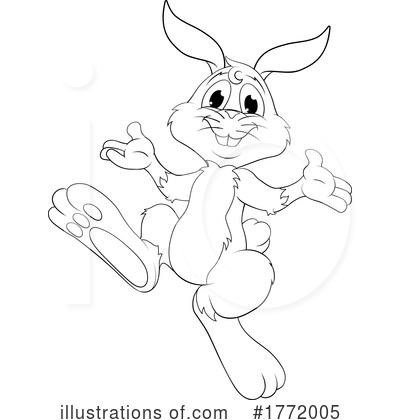 Royalty-Free (RF) Rabbit Clipart Illustration by AtStockIllustration - Stock Sample #1772005