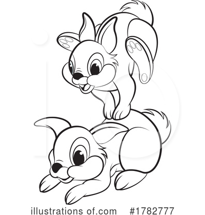 Royalty-Free (RF) Rabbit Clipart Illustration by Lal Perera - Stock Sample #1782777