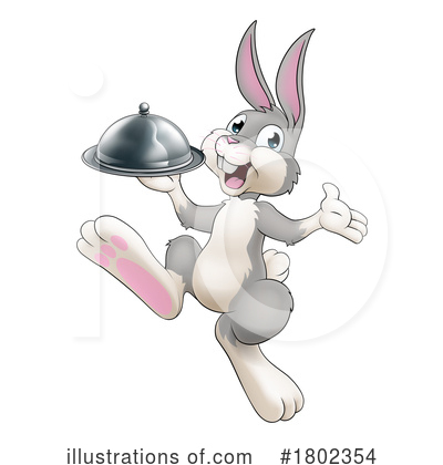 Royalty-Free (RF) Rabbit Clipart Illustration by AtStockIllustration - Stock Sample #1802354