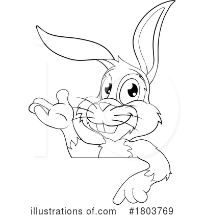Royalty-Free (RF) Rabbit Clipart Illustration by AtStockIllustration - Stock Sample #1803769
