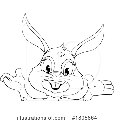 Royalty-Free (RF) Rabbit Clipart Illustration by AtStockIllustration - Stock Sample #1805864