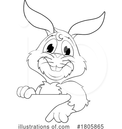 Royalty-Free (RF) Rabbit Clipart Illustration by AtStockIllustration - Stock Sample #1805865