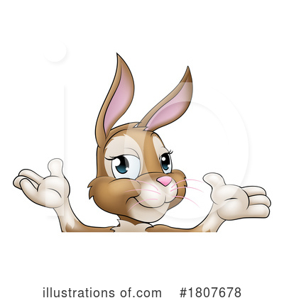 Royalty-Free (RF) Rabbit Clipart Illustration by AtStockIllustration - Stock Sample #1807678