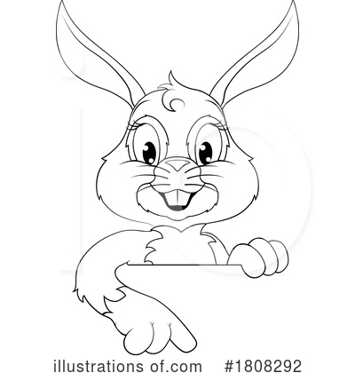 Royalty-Free (RF) Rabbit Clipart Illustration by AtStockIllustration - Stock Sample #1808292
