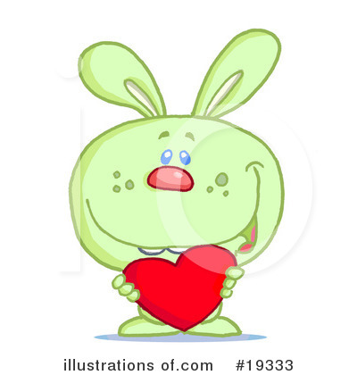 Royalty-Free (RF) Rabbit Clipart Illustration by Hit Toon - Stock Sample #19333