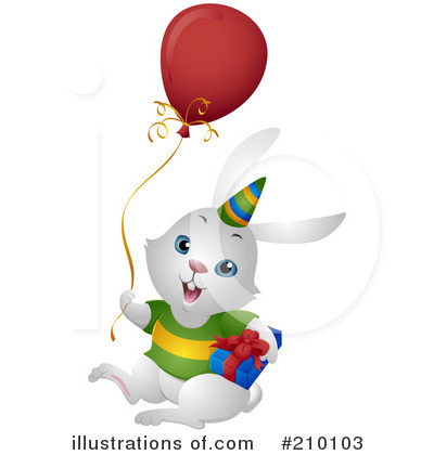 Royalty-Free (RF) Rabbit Clipart Illustration by BNP Design Studio - Stock Sample #210103