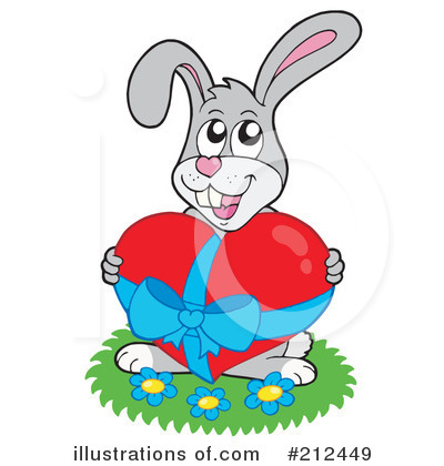 Royalty-Free (RF) Rabbit Clipart Illustration by visekart - Stock Sample #212449