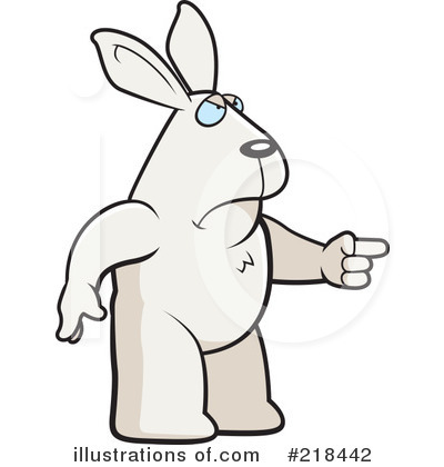 Royalty-Free (RF) Rabbit Clipart Illustration by Cory Thoman - Stock Sample #218442