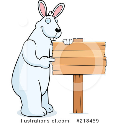 Royalty-Free (RF) Rabbit Clipart Illustration by Cory Thoman - Stock Sample #218459