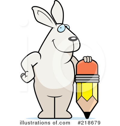 Royalty-Free (RF) Rabbit Clipart Illustration by Cory Thoman - Stock Sample #218679