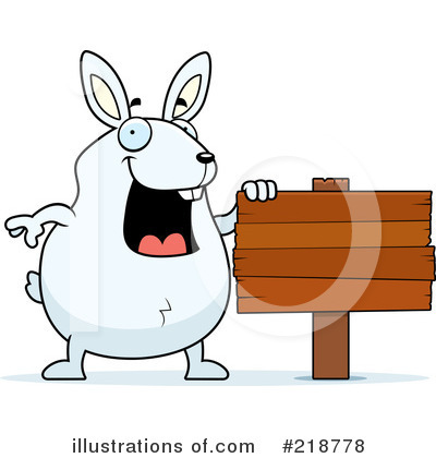 Royalty-Free (RF) Rabbit Clipart Illustration by Cory Thoman - Stock Sample #218778
