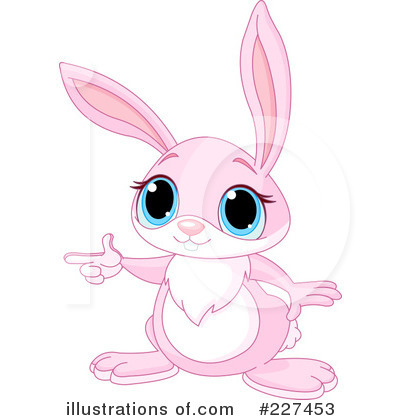 Royalty-Free (RF) Rabbit Clipart Illustration by Pushkin - Stock Sample #227453