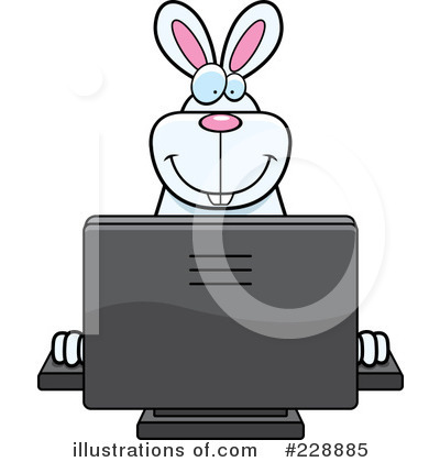 Royalty-Free (RF) Rabbit Clipart Illustration by Cory Thoman - Stock Sample #228885