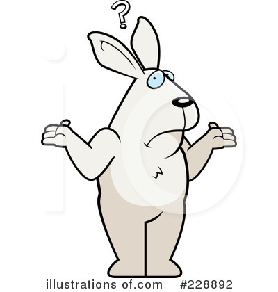 Royalty-Free (RF) Rabbit Clipart Illustration by Cory Thoman - Stock Sample #228892