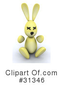 Rabbit Clipart #31346 by KJ Pargeter
