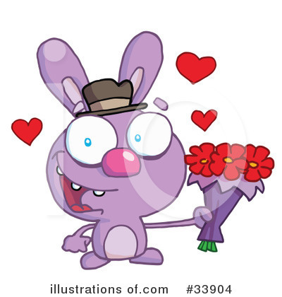 Royalty-Free (RF) Rabbit Clipart Illustration by Hit Toon - Stock Sample #33904