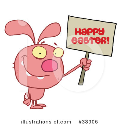 Royalty-Free (RF) Rabbit Clipart Illustration by Hit Toon - Stock Sample #33906