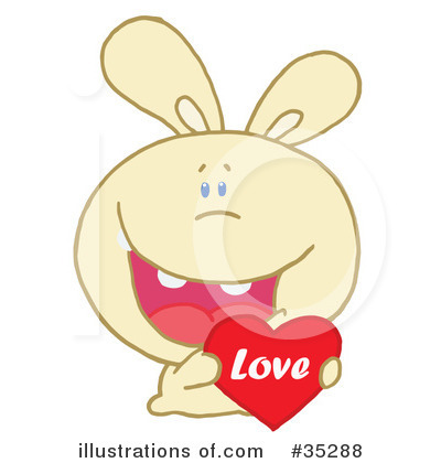 Easter Bunny Clipart #35288 by Hit Toon
