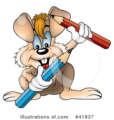 Royalty-Free (RF) Rabbit Clipart Illustration by dero - Stock Sample #41837