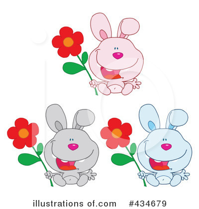 Royalty-Free (RF) Rabbit Clipart Illustration by Hit Toon - Stock Sample #434679