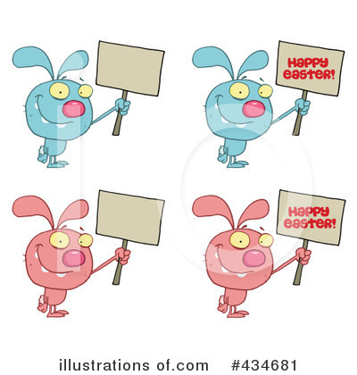 Royalty-Free (RF) Rabbit Clipart Illustration by Hit Toon - Stock Sample #434681