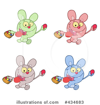 Royalty-Free (RF) Rabbit Clipart Illustration by Hit Toon - Stock Sample #434683