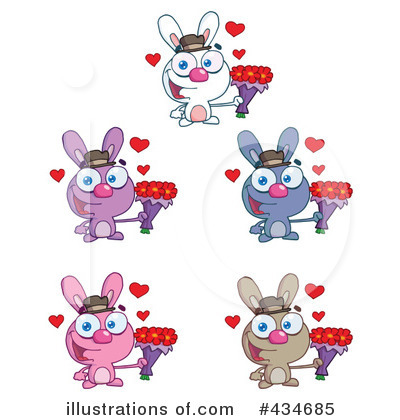 Royalty-Free (RF) Rabbit Clipart Illustration by Hit Toon - Stock Sample #434685