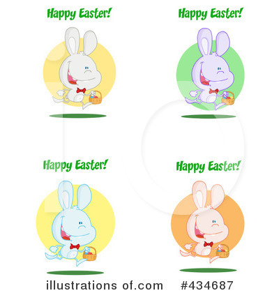 Royalty-Free (RF) Rabbit Clipart Illustration by Hit Toon - Stock Sample #434687