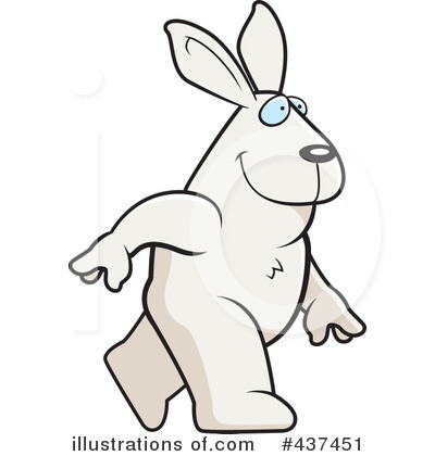 Royalty-Free (RF) Rabbit Clipart Illustration by Cory Thoman - Stock Sample #437451