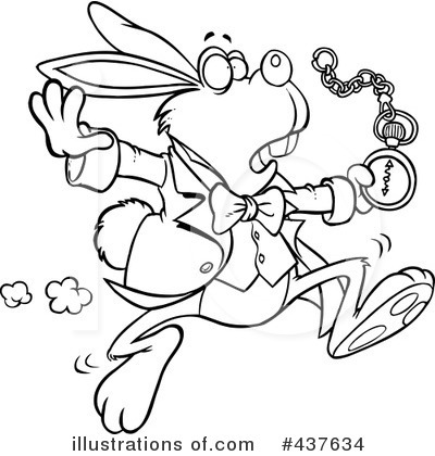 Royalty-Free (RF) Rabbit Clipart Illustration by toonaday - Stock Sample #437634