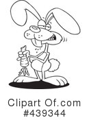 Rabbit Clipart #439344 by toonaday