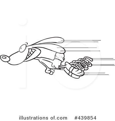 Royalty-Free (RF) Rabbit Clipart Illustration by toonaday - Stock Sample #439854