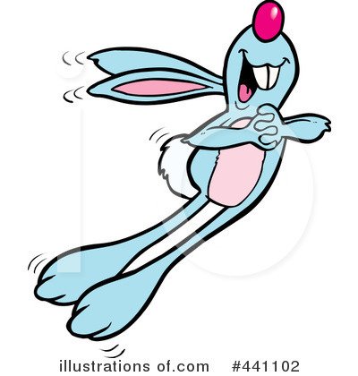 Royalty-Free (RF) Rabbit Clipart Illustration by toonaday - Stock Sample #441102