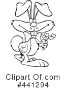 Rabbit Clipart #441294 by toonaday