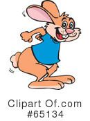 Rabbit Clipart #65134 by Dennis Holmes Designs