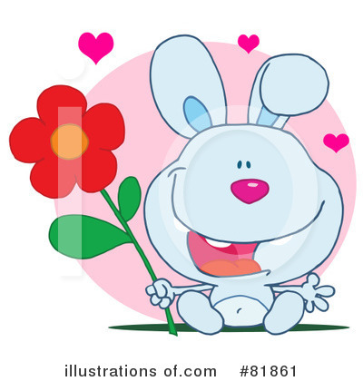 Royalty-Free (RF) Rabbit Clipart Illustration by Hit Toon - Stock Sample #81861